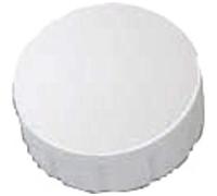 Lot de 10 Aimants MAULsolid Rond Incassable Plastique 150 g Adhérence 15 x 7 mm Blanc