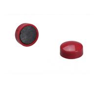 Lot De 10 Aimants Ronds Diamètre De 12 Mm - Rouge - Sign