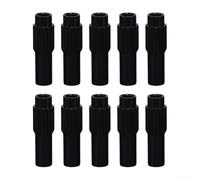 Lot de 10 ajusteurs de câble de vitesse de vélo en alliage d'aluminium traité CNC pour un changement de vitesse optimal (noir)