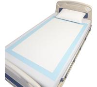 Lot de 10 alèses de lit XL 150 x 80 cm pour incontinence | Protège-matelas absorbants pour lit double | Protection contre l'humidification du lit/formation des adultes ou des enfants et aide à la vie
