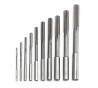 Lot de 10 alésoirs à queue droite HSS 3-12 mm H7 for métal, acier, aluminium