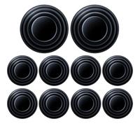 Lot de 10 amortisseurs de portière de voiture, coussinets de protection anti-vibrations pour pare-chocs de portière de voiture, amortisseur de voiture en silicone épais, protecteur de portière de voit