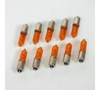 Lot de 10 ampoule lampe P2R pour moto 12V 21W / BAY9s longue décalé Neuf