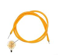Lot de 10 ampoules à filament 2200 K CC 3 V LED flexibles pour ampoules, jouets faits à la main, décoration à faire soi-même (130 mm)