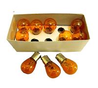 Lot de 10 ampoules clignotantes Orange/ambre 12 V 21 W 382 broches droites