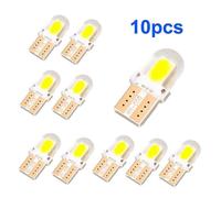 Lot de 10 ampoules COB à 4 puces LED W5W T10 194 168 W5W 4SMD pour feux de stationnement et de gabarit
