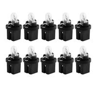 Lot de 10 ampoules de tableau de bord DC 12 V 2 W 30 MA pour éclairage de tableau de bord de voiture - Ampoules génériques avec connexion directe - Installation facile