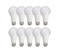 Lot De 10 Ampoules Led A60, Culot B22, 14,2w Cons. (100w Eq.), Lumière Blanc Chaud Multicolore