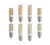 Lot de 10 ampoules LED épis de maïs AC220 V E14 2835SMD for lustre. | Lampe à angle de faisceau 3W/4W/5W/7W 360(Warm White,7W 220V)
