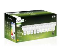Lot de 10 ampoules LED GU10 6W 4000K LUMILED