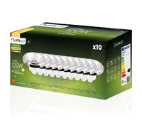 10x Ampoule LED GU10 Réflecteur ES111 15W = 100W 1521lm 3000K Blanc chaud 24° Argent LUMILED