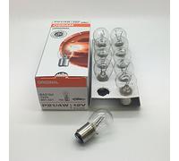 Lot de 10 ampoules OSRAM 566 P21/4W BAZ15D 7225 566 12 V 21/4 W Off Set Pins - Brouillard et frein arrière