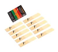 Lot de 10 anches de saxophone soprano avec force 1,5 2,0 2,5 3,0 3,5 pour saxophone soprano