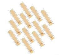 Lot de 10 anches de saxophone ténor en si bémol Force 2.0/2.5/3.0 - Pièces de rechange pour saxophone ténor offrant une tonalité complète et stable (2.0)