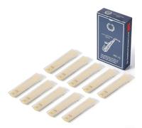 Lot de 10 anches pour saxophone alto Force 1,0-3,5, naturellement séchées à l'air libre pour pièces Woodwind pour un son stable et une réponse constante dans tous les registres (Force 2,5)