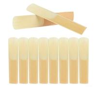 Lot de 10 anches pour saxophone alto Force 2,5 pour une transition fluide entre les registres et les sauts à intervalles clairs