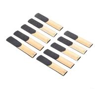 Lot de 10 anches pour saxophone ténor fabriquées avec une densité constante et un profil pour une sortie de tonalité prévisible (dureté 3,5)