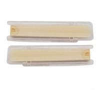 Lot de 10 anches professionnelles pour clarinette en si bémol en bambou naturel - Accessoires pour instruments de musique - Plusieurs options de résistance 1.0 à 3.5 pour étudiants et musiciens (1,5)