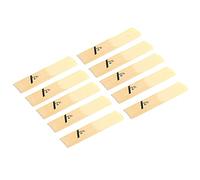 Lot de 10 anches traditionnelles pour saxophone alto 3.0