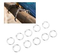 Lot de 10 anneaux de cheville robustes en fer pour perroquet et pigeon