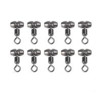 Lot de 10 anneaux de connexion de précision pour Finesse Techniques - Accessoires pivotants en cuivre, 0,5 g/1,2 g/2,5 g (S/M/L) (M -10 pièces)