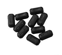 Lot de 10 anneaux de filtre anti-bruit en ferrite RFI pour câbles audio vidéo USB pour ordinateurs, disques durs, télécopieurs, 3,5 mm-13 mm de diamètre (5 mm)