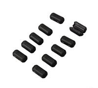 Lot de 10 anneaux de filtre anti-bruit en ferrite RFI pour câbles audio vidéo USB Réducteur d'interférences de câble pour ordinateurs, disques durs, télécopieurs, 3,5 mm-13 mm de diamètre (3,5 mm)