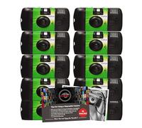 Lot de 10 Appareils Photo Jetables Argentique Fujifilm Quicksnap, Idéal pour Mariage, avec Carte d'Astuces Clikoze à Usage Unique