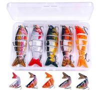 Lot de 10 appâts de pêche 3D Easy Catch 6 pièces