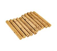 Lot de 10 appâts en liège pour pêche à la carpe 6 mm | Taille de 6 mm, lot de 10 pièces, design flottant, équilibre le poids du crochet, idéal pour les bas de ligne