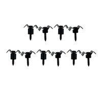 Lot de 10 arbres de cordes de guitare - Rouleaux de fixation - Guides d'arbre de montage - Accessoires de guitare électrique - Composants de durabilité
