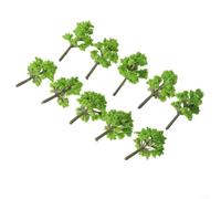 Lot de 10 arbres de diorama de 4 cm pour modèles d'architecture de chemin de fer OO Gauge