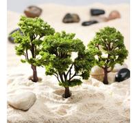 Lot de 10 arbres miniatures conçus pour les modèles d'architecture et les dioramas de train pour donner vie à votre paysage