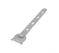 Lot de 10 attaches de câble en silicone multi-usages pour organiseur de données, chargement, écouteurs, cordons réutilisables réglables (gris)