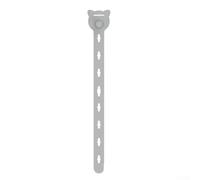 Lot de 10 attaches en silicone pour sécuriser et gérer efficacement différents types de câbles (gris clair)