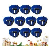 Lot de 10 Attaches pour Guirlande de Noël pour Garde-Corps - 10 Sangles réglables pour guirlandes | Colliers de Serrage en Nylon pour Jardin - pour escaliers Jardin extérieur Porte