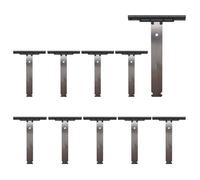 Lot de 10 Attaches souples à clipser - Ressort de Suspension pour fixation de tablier - Verrou attache tablier