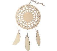 Lot de 10 attrape-rêves en bois à décorer