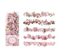 Lot de 10 autocollants à bordure florale pour scrapbooking, planificateur, journal, ordinateur portable, trousse à crayons, cadre photo adhésif