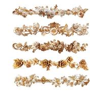 Lot de 10 autocollants de bordure florale pour scrapbooking, journal, planificateur, cadre photo, emballage autocollant