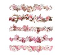 Lot de 10 autocollants de bordure florale pour scrapbooking, planificateur, journal, cadre photo, fabrication de cartes, loisirs créatifs