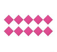 Lot de 10 autocollants de carrelage de sol amovibles et antidérapants pour diverses applications intérieures (rouge)