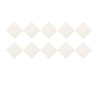 Lot de 10 autocollants élégants antidérapants pour carrelage de sol - Patchwork - Pour salon (blanc)