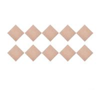 Lot de 10 autocollants élégants et antidérapants pour carrelage de sol en patchwork pour les espaces de vie (kaki)