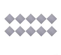 Lot de 10 autocollants élégants pour carrelage de sol amovibles et antidérapants pour diverses applications intérieures (gris clair)