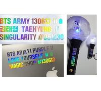 Lot de 10 Autocollants hologrammes BTS pour Bombe Militaire, téléphone, Ordinateur Portable, 1 pièce + 2 Autocollants Photo Mignons V