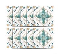 Lot de 10 autocollants mosaïque pour transformer votre cuisine ou salle de bain avec ces carreaux faciles à appliquer (15 x 15 cm)