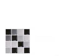 Lot de 10 autocollants muraux en mosaïque en PVC pour salle de bain et cuisine MSC068 MSC070 MSC071 MSC074 MSC075 MSC076 Sélection de motifs (MSC068)