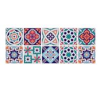 Lot de 10 autocollants muraux en PVC imperméable et anti-huile pour cuisine, salle à manger, salon, chambre à coucher, dosseret (#9, 20 x 20 cm)