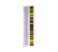 Lot de 10 autocollants pour code-barres DINI03 DNA03 - Résistants aux intempéries - En plastique ABS - Pour chantier de construction - Robuste - Pour béton et acier - Montage facile - Résistant aux